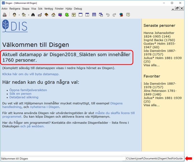 Startfönster Familjeöversikten har fått större rutor för relationerna vilket skiljer dem bättre från barnen och ger möjlighet att visa bild även på relationen.