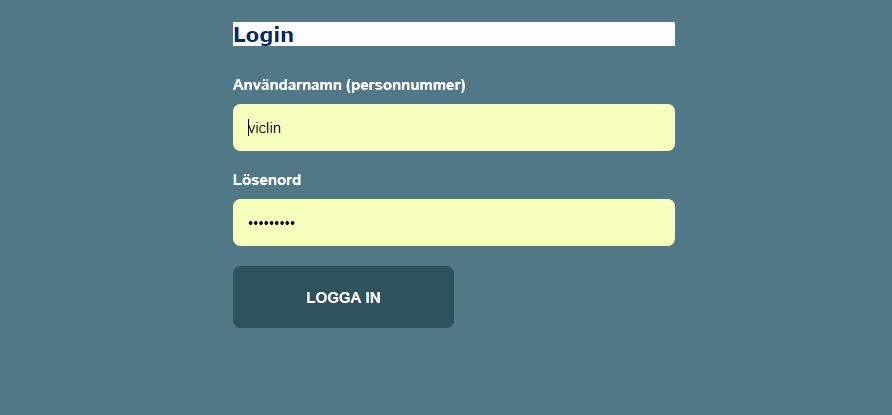 MIN STUDIEPLAN OCH STATUSFÖRKLARING Logga in på webbansökan.