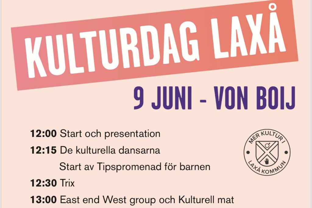 SÖNDAG 9/6 Kulturdag Laxå -