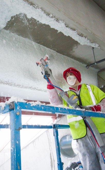 IDÉN KUNSKAPEN Vi bygger vidare på 40 års erfarenhet SPRAYTEC EN BLÅGUL SUCCÉ SprayTec-metoden utvecklades i Frankrike redan på 1970-talet och har sedan dess vidareutvecklats med allt effektivare