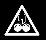 2.2 Symbolförklaring Varning för roterande borstar I detta område är det risk att fastna och skadas av de roterande borstarna.
