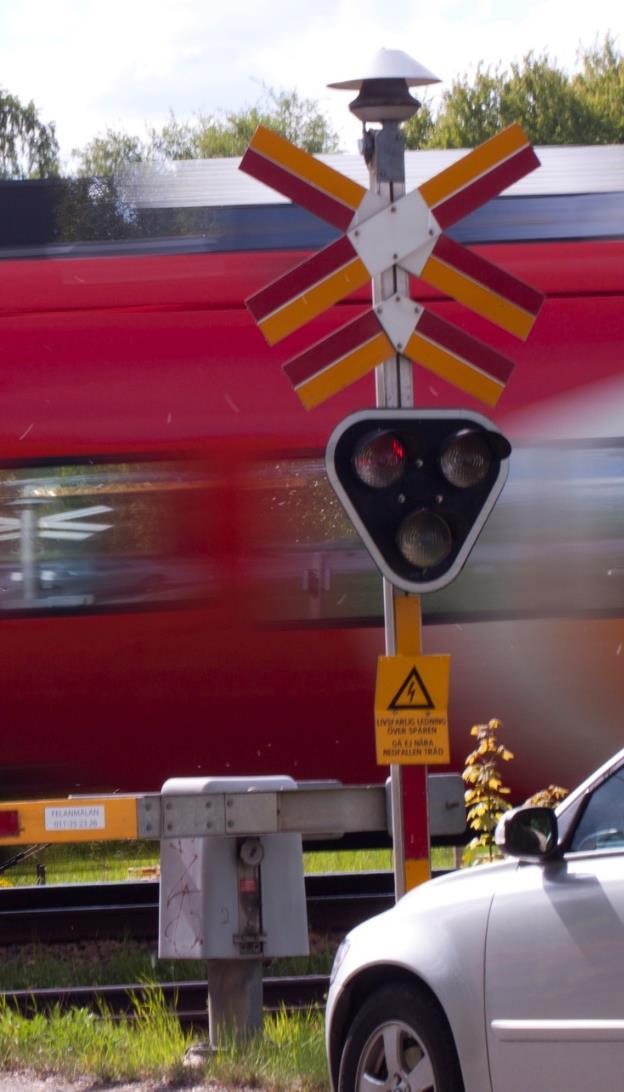 Projekt ALEX, vägskydd Automatic Level Crossing Dagens vägskyddsanläggningar byggda i reläteknik ska fasas ut och ersättas av Alex Cirka 2700 ALEX i full drift innebär att 70-100