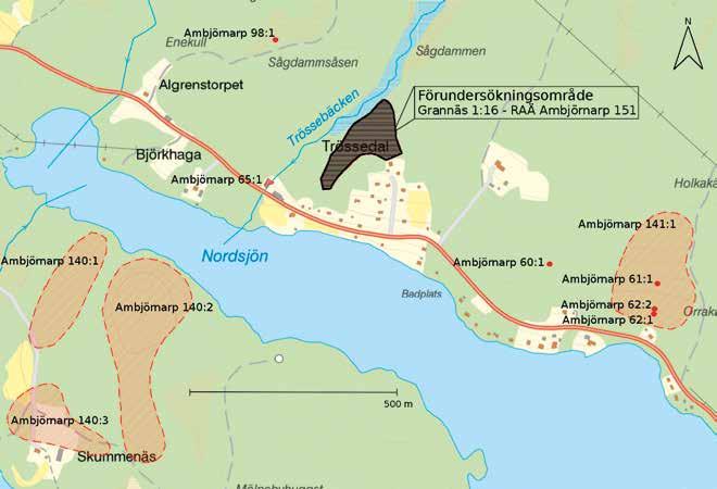 6 Västarvet kulturmiljö/lödöse museum Rapport 2014 :24 Sammanfattning I samband med att Tranemo kommun avsåg upprätta detaljplan för bostadsbebyggelse genomförde Västarvet kulturmiljö/lödöse museum