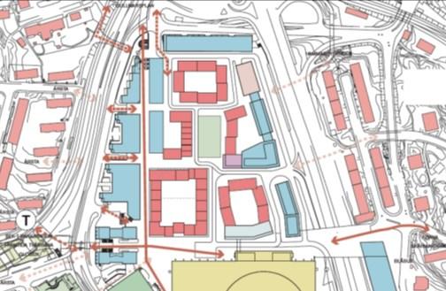 Sida 8 (13) Stadstyp Området är påverkat av buller och försämrad luftkvalité från Nynäsvägen. Den är även led för farligt gods. Det innebär skyddsavstånd att ta hänsyn till.