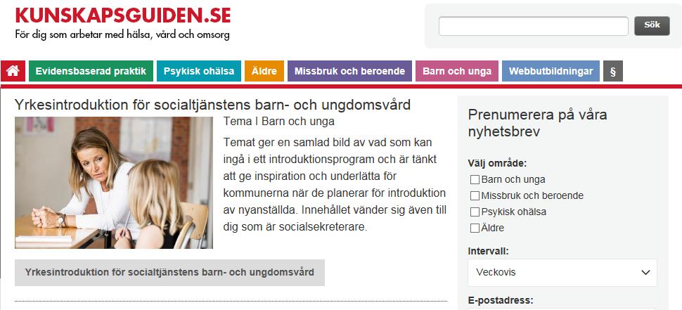 Tre ingångar till