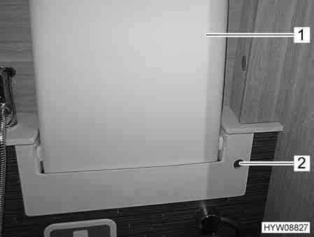10 Sanitetssystem 10.4 Toalettrum Transportera ingen last i duschkaret. Duschkaret eller andra inredningsföremål i toalettrummet kan skadas. För att ventilera under eller efter duschning resp.