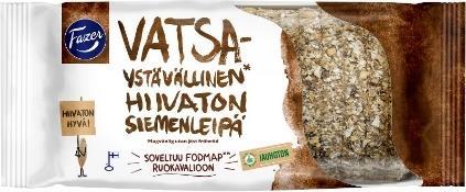 Fazer Magvänlig Råg 4 st., 260 g Fazer Magvänlig Råg är världens första rågbröd med lägre FODMAP-kolhydratinnehåll, tack vare vår patenterade bakmetod.