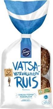Påsen kan återvinnas som kartong och förslutaren som metall.