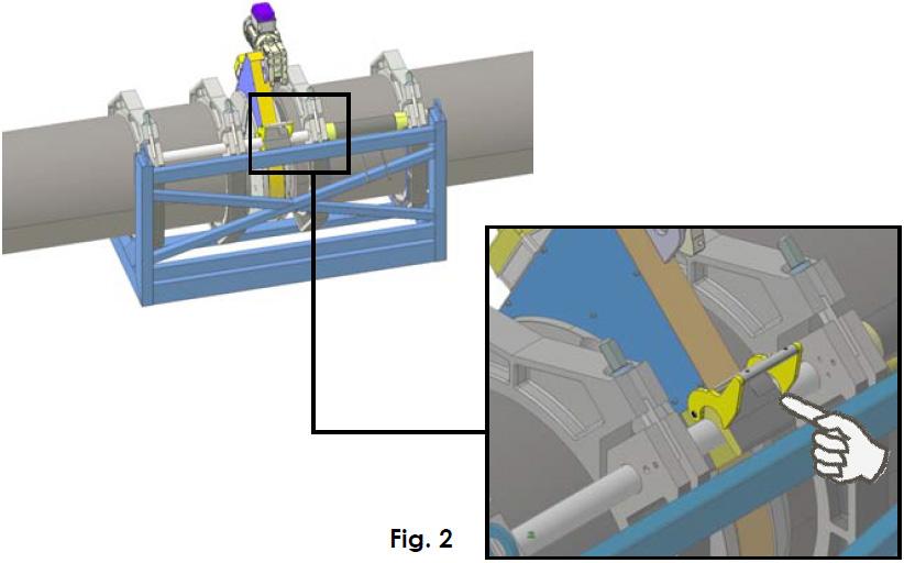 ligger korrekt på cylinderstången (Fig 2). 4.