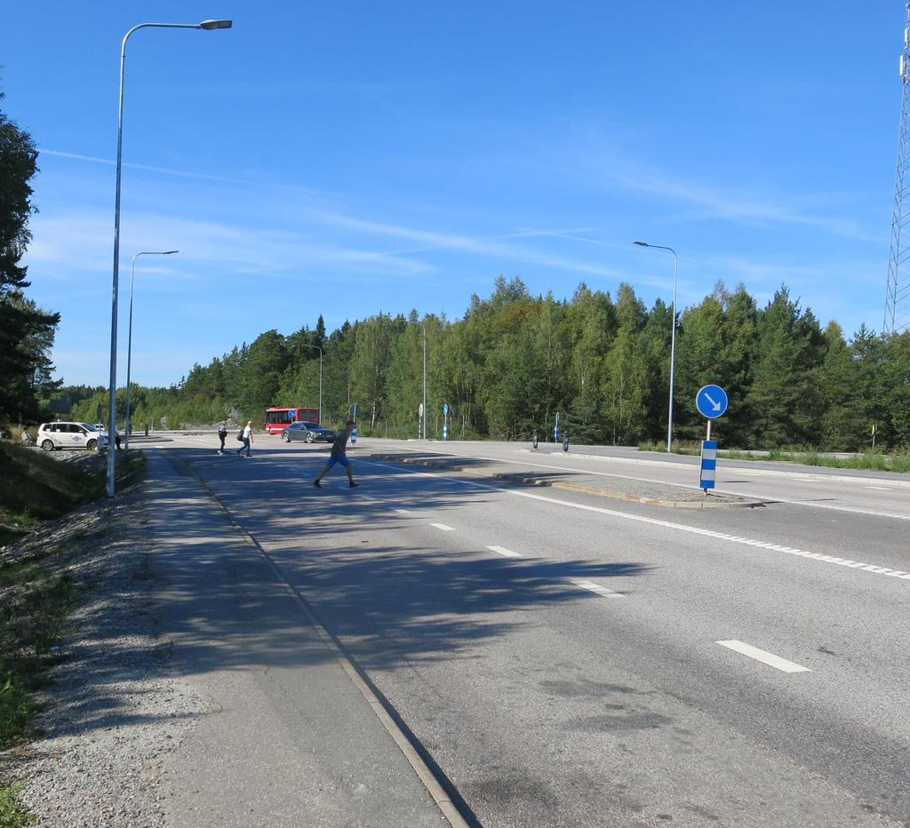 cykelväg Svinningevägen Österåker,