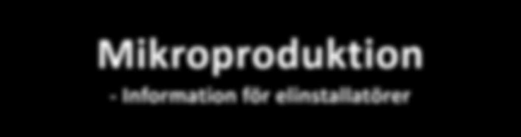 Mikroproduktion -