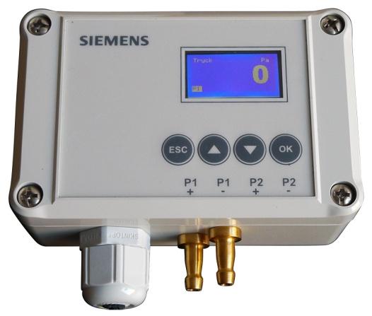 1 AMA 8 Styr- och övervakningssystem UBC Givare för tryck 910.5 Differenstryckregulator för luft och icke aggressiva gaser QBM68.