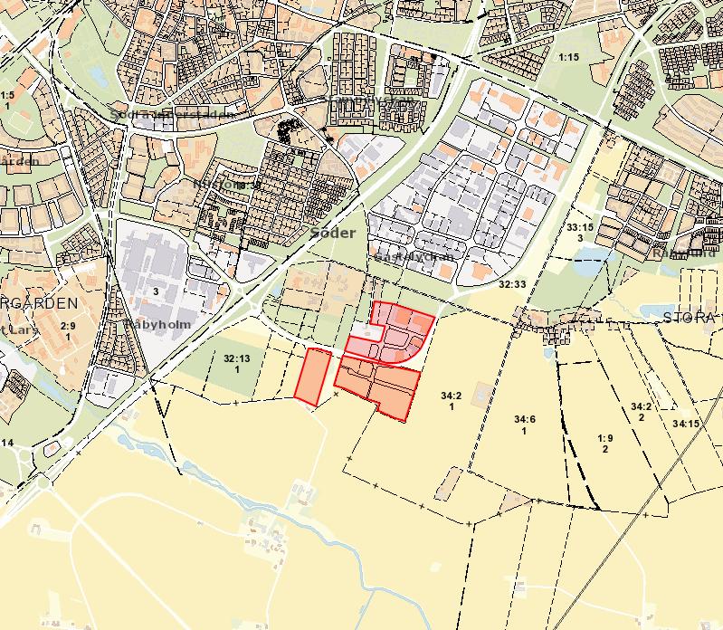 Lunds tätort 3 2 Hasslanda I, Öppet verksamhetsområde 2 Hasslanda III, Öppet