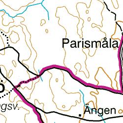 Grimsgöl X 56X Bäck fr.långasjö FIGUR 3: Karta från området vid Långasjö 4.