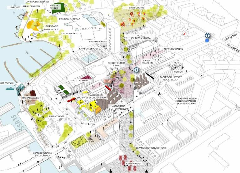 Sida 5 (11) Övergripande beslut och styrande dokument Översiktsplan I översiktsplanen (laga kraft mars 2018) är Skanstull utpekat som ett stadsutvecklingsområde och gällande lokala