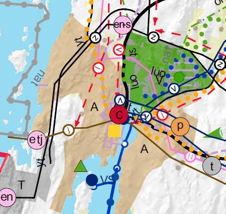 1-23 3.2.1.2.1 Etapplandskapsplan 1 och 2 Landskapsplanens etapplaner påverkar inte planläggningen. 3.2.1.3 Landskapsplanen 2040 Österbottens landskapsplan 2040 är under uppgörande.