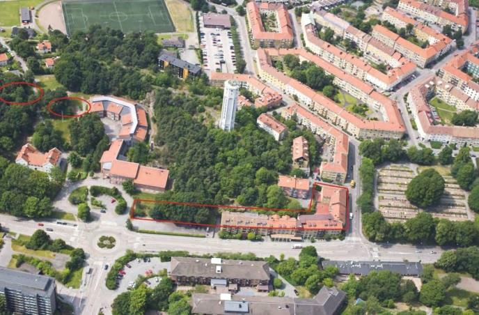 3.1 Utredningsområdet Detaljplanerna är belägna inom stadsdelen Örgryte Härlanda, cirka 1 km öster om centrala Göteborg.