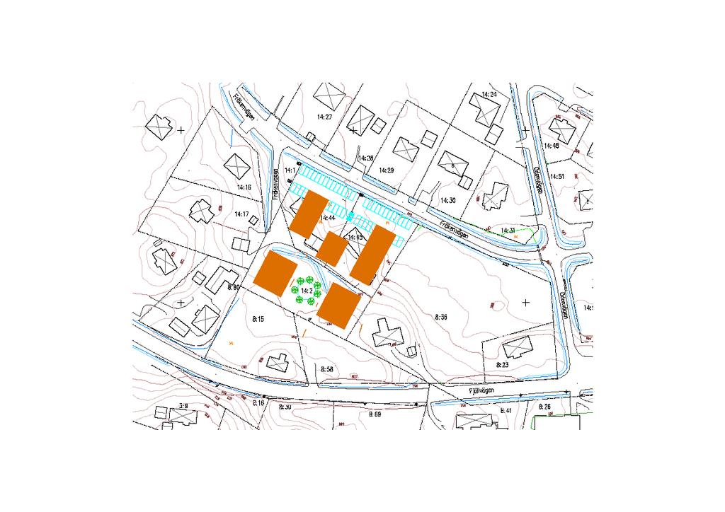 FIG.2 Service Illustrationsplan Befintlig service som butiker, restauranger etc. finns att tillgå kring Snötorget och Gustavtorget sydost respektive sydväst om planområdet.