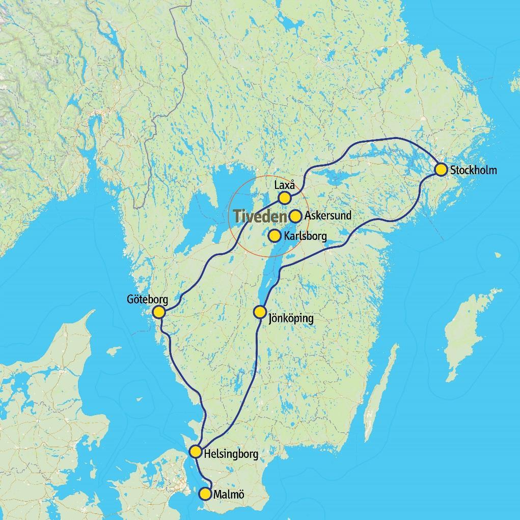 1 Bakgrund Tivedenområdet är en skogrik kuperad bergstrakt belägen i landskapen Västergötland och Närke mellan Vättern och Vänern.