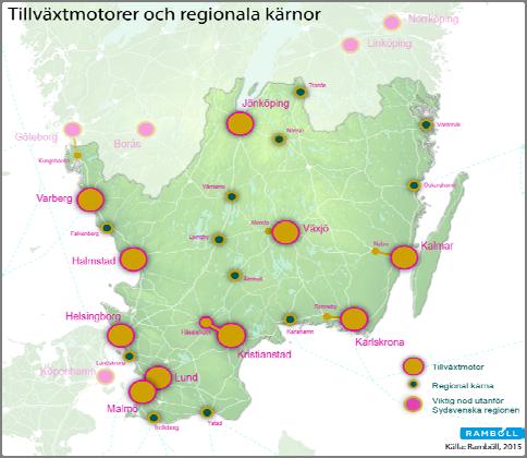 2 h 1 h 1 h 2 h Regionalt resmönster och restider mellan tillväxtmotorer Målbild 2040 1,1/4 h ½ h Positionspapper, fortsatt arbete Fortsatt diskussion och förankring hos Myndigheterna