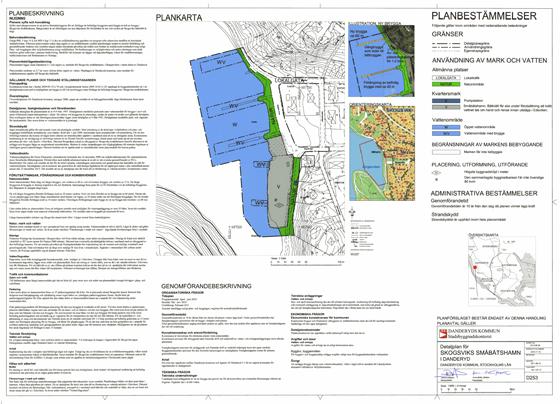 Exempel på detaljplan i Danderyds kommun (Källa Danderyd.se). 3.3 Kommunens bostadsbyggnadsprognos 2020 2029 Plan- och exploateringsavdelningen tar årligen fram en bostadsbyggnadsprognos.