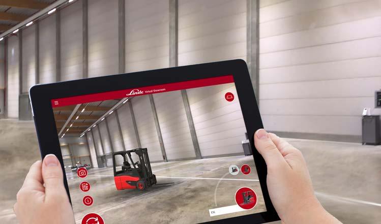 Avs: 21 Grams AB 006648, Box 90166, 120 22 Stockholm Unik app Upplev Lindes nya truckar virtuellt i ditt eget lager Nu kan du se Lindes nya truckar live i lagret utan att de finns på plats.