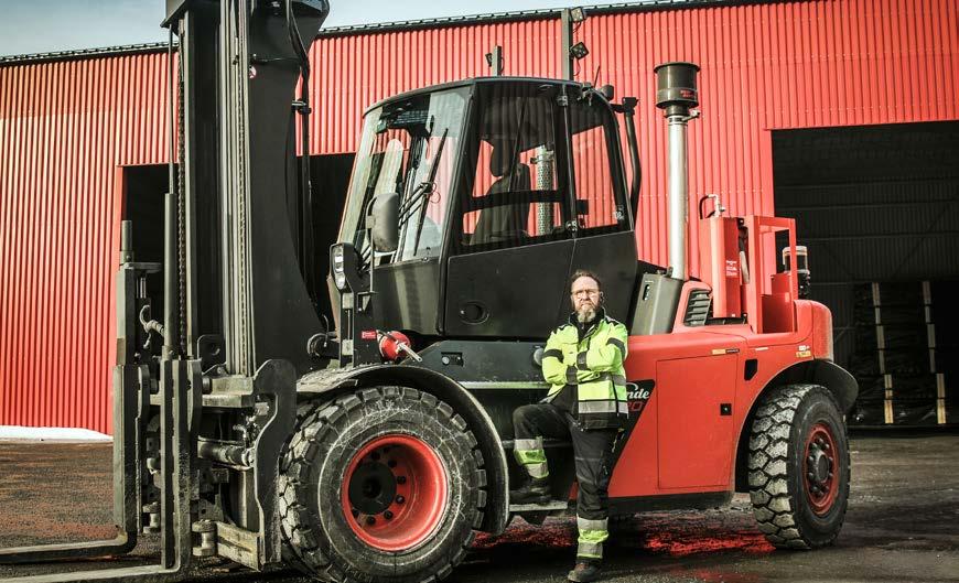 BÄTTRE UPP NR2 2019 Linde 1401, lika stark, robust och stabil som produkterna som tillverkas på Norrlands trä.