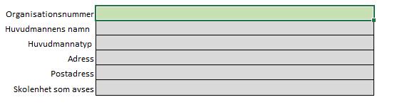 Instruktion om hur du fyller i blanketten för revidering Så fyller du i blanketten Blanketten består av två delar.