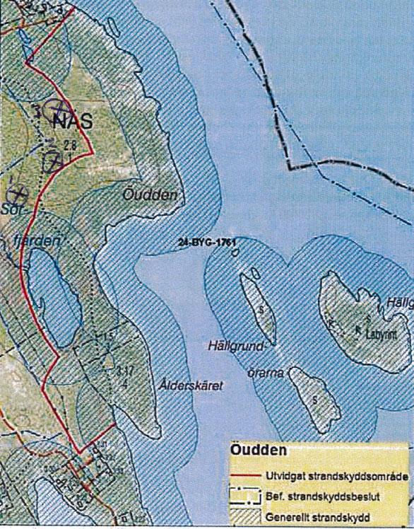 s. 7 (10) TH: Ungefärliga tomtplaceringar (1-3) utanför det utökade strandskyddsområdet. Miljömål Syftet med de miljöpolitiska målen (prop.