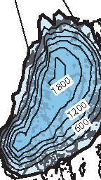 Permafrost och fruset djup (m) 300-200 Permafrostdjup Fruset djup 200 Relativ strandnivå 100 0-300 -100 0 10 20 30 40 50 60 70 80 90 100