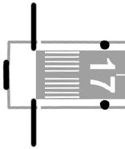 ) Stopbar röd Stop bar red Ljus vid annan väntplats än till bana gul Taxiway intersection lights yellow Varningsljus för fordon Vehicle