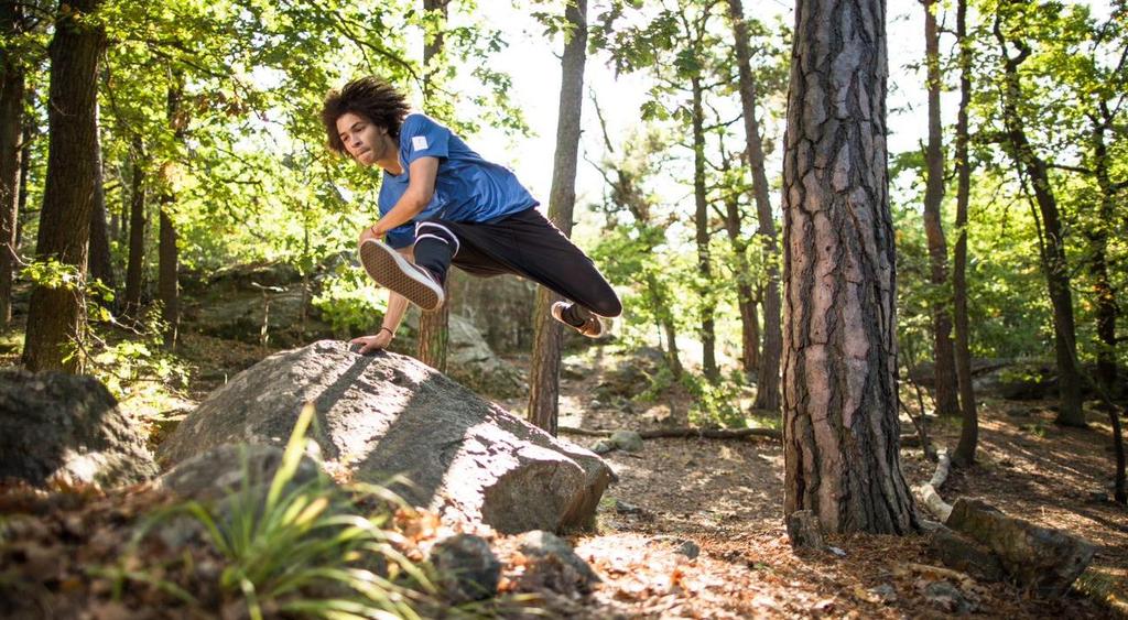 1 Naturparkour ett projekt av unga, för unga som hittat deltagare som tidigare stått långt