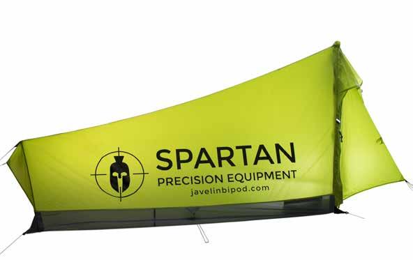 22 23 Spartan tält Sentinel systemet kan skapa en ram till Spartans tält vilket ger ytterligare en dimension av flexibiliteten hos Spartan Sentinel sytemet.