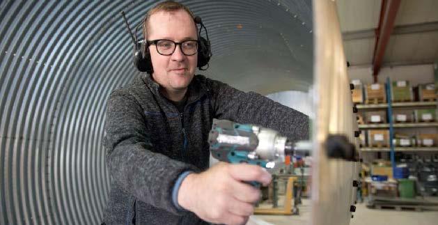 Glasfibersilo Standardvolym från 8-31m ³ Silon är framtagen efter fler års tester och i enlighet med de speciella krav som ställs på den