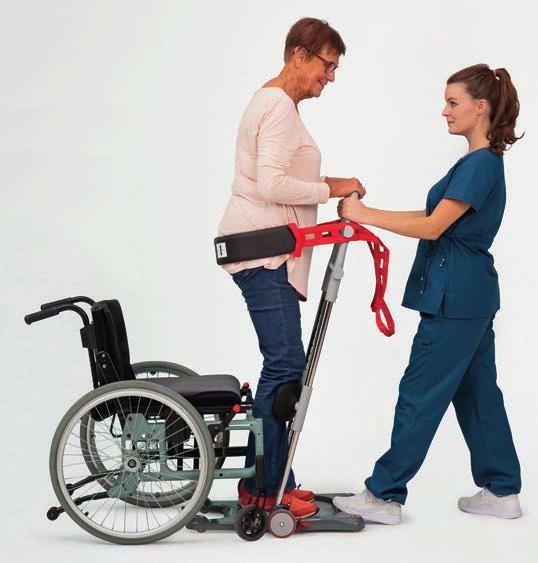 Molift Raiser Pro Överflyttningsplattformen Molift Raiser Pro är utformad för att ge en aktiv och säker förflyttning av patienten och bästa möjliga förutsättningar för ett ergonomiskt