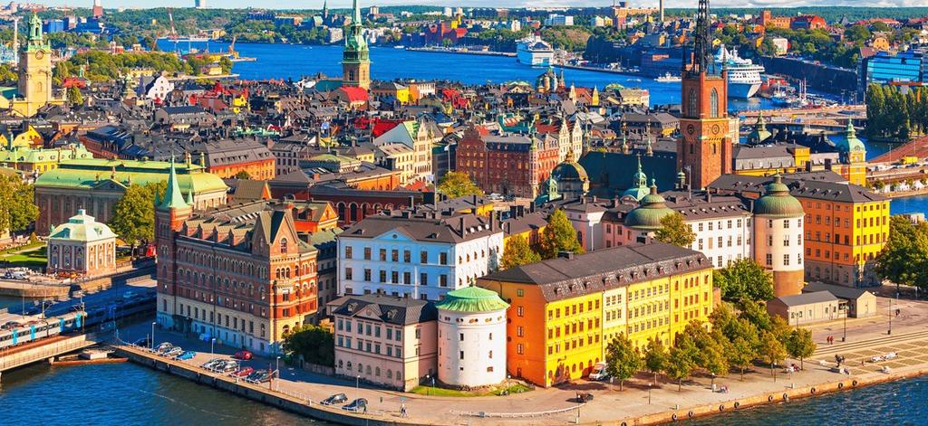 斯德哥尔摩是现代都市和自然生态的完美结合 水流是这个城市时刻存在的特色 在
