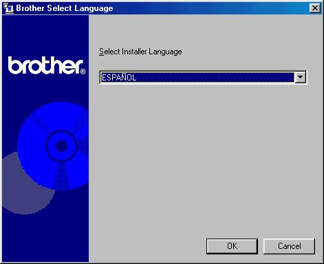 Impresión de datos desde un PC de bolsillo Instalación del software 1 Inserte el CD-ROM adjunto en la unidad de CD-ROM del equipo con Windows.