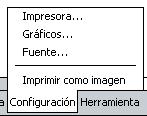 Configuración de formato de texto La fuente y el tamaño del texto impreso se pueden modificar.