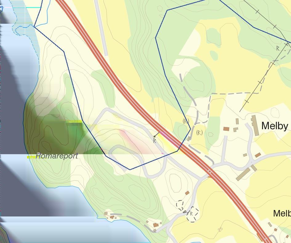 Avrinningskoefficienterna är 0,9 för takytor, 0,8 för hårdgjorda ytor och 0,1 för grönytor.