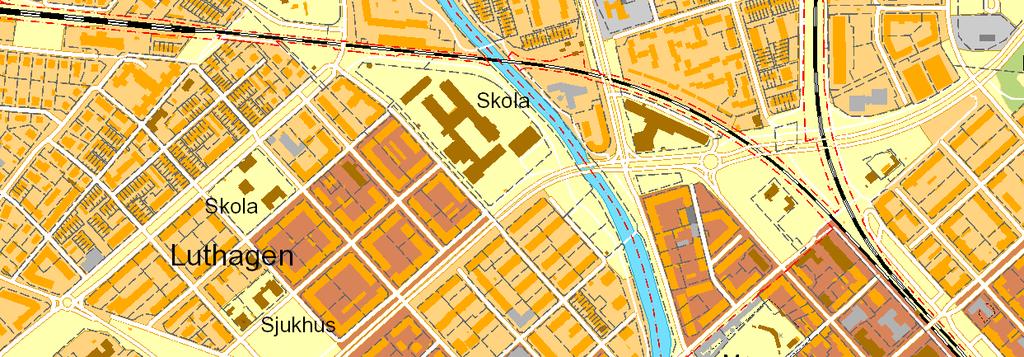 OMRÅDESFÖRUTSÄTTNINGAR OCH FÖRÄNDRINGAR Plandata Geografiskt läge Planområdet ligger i korsningen Ringgatan/Jumkilsgatan i Luthagen.