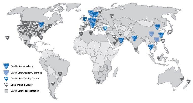 VI BRYR OSS OM DIN VERKSTAD EXCELLENCE. INNOVATION. PASSION. CAR-O-LINER ACADEMY Vi är en partner till bilindustrin för kompetensutveckling.
