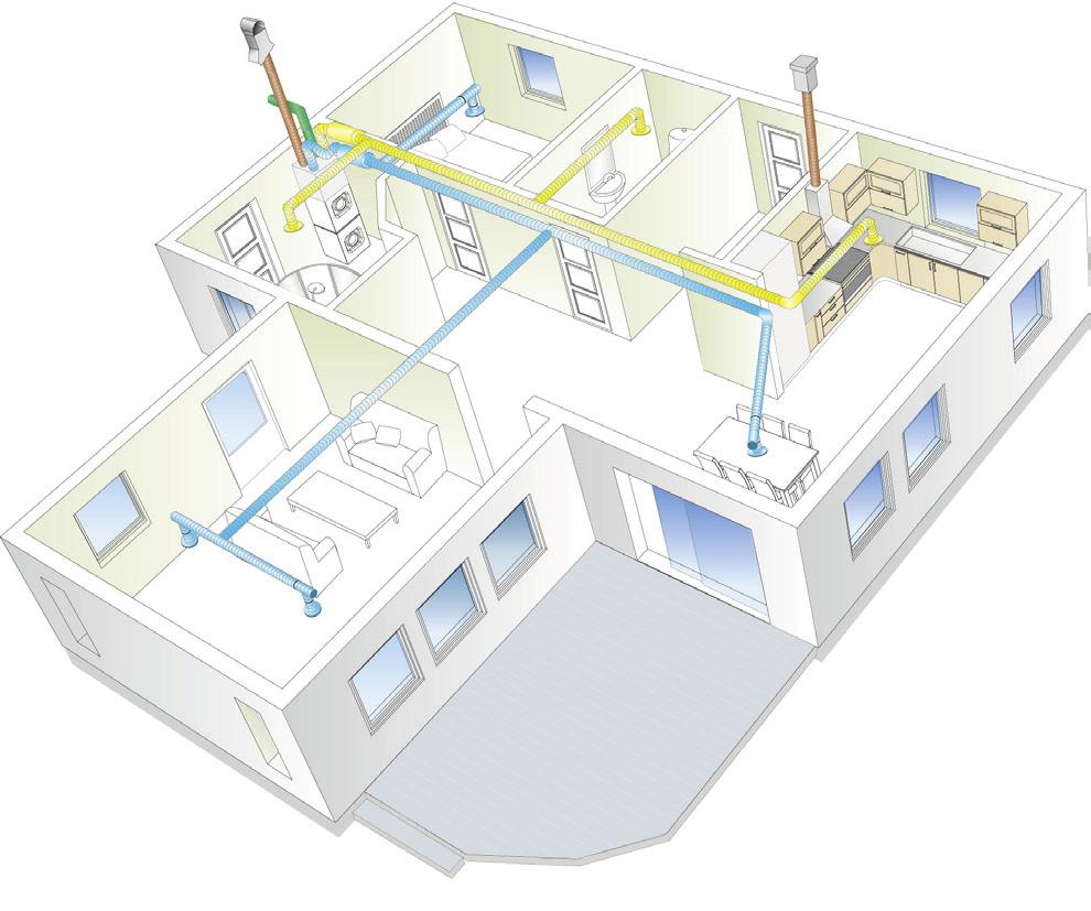 With the unique WiFi connection, the ventilator can be controlled remotely from the attic or ground level, sing time, reducing the risk of accidents providing a better working environment.