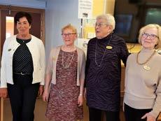 FYRA NYA I PITEÅS STYRELSE Avtackade styrelseledamöter fr.v. Gun-Britt Grenvall, Laila Myrlund, Gun Westerlund och Karin Svensson.