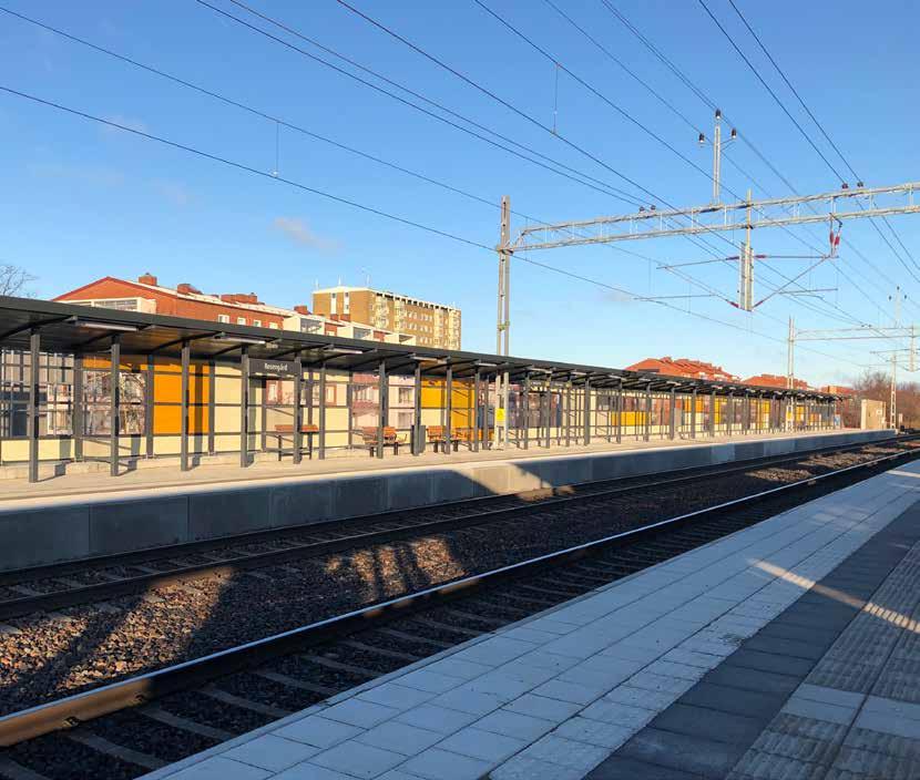 Hammerglass arbete på Rosengårds station är frukten av mötet mellan kvalitetsmaterial och proffskonstruktörer.