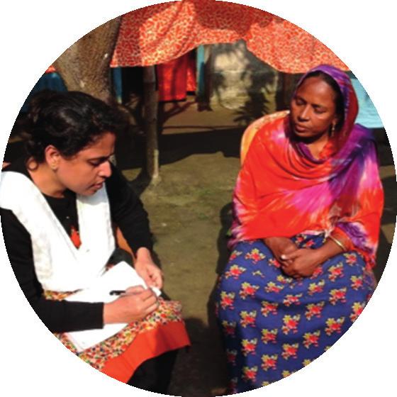 RAHENA GÖR SKILLNAD Rahena föddes i byn Lakheraitari som ligger i Gangachara Upazila i Rangpurdistriktet. När Rahena var 14 år blev hon bortgift. Det ledde till att hon inte kunde gå kvar i skolan.