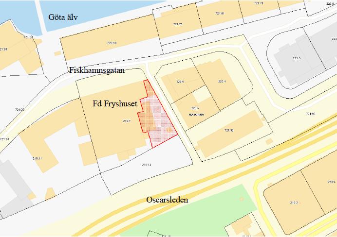 Ett första gestaltningsunderlag för tillbyggnaden har tagits fram (figur 3). I underlaget framgår en byggnad på upp till 7 våningar.