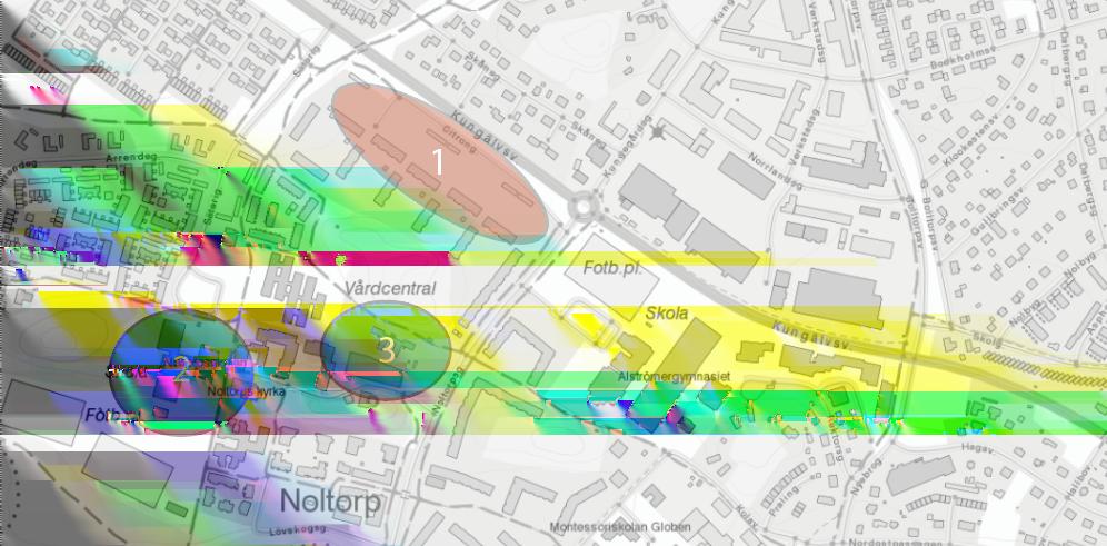 TRAFIKUTREDNING NOLTORPSSKOLAN, ALINGSÅS 7 1 Bakgrund Alingsås kommun, genom Fabs (numera Alingsåshem), planerar att förtäta området Noltorp med ytterligare bostäder samt bygga ut grundskolan och