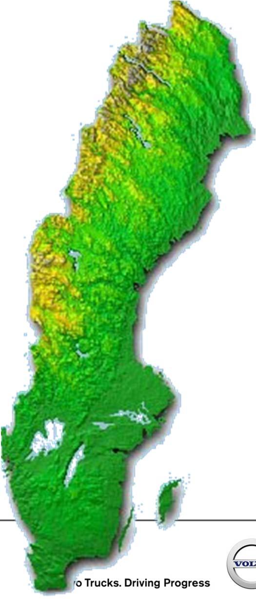 TEST AV HÖGKAPACITETSFORDON I SVERIGE Längre än 25,25