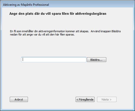 Licensiering och aktivering av MapInfo Professional 2.