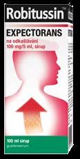 MUCOSOLVAN long effect -23% Robitussin Expectorans na odkašlávání (obsahuje guaifenesin) a Robitussin Antitussicum na